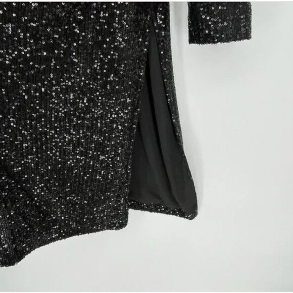 BB Dakota Steve Madden Sequin Duster Jacket M Festival Taylor Swift Concert Vibe - Picture 6 of 13